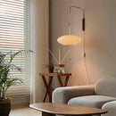 Italian Silk Wall Lamp LED E27 Flying Saucer Decorative Light Bedroom Minimalist Ljojo