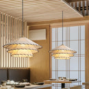 Handcrafted French Cream Chandelier Pendant Lampshade for Bedroom & Dining Room by Ljojo
