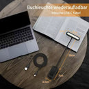 Ljojo LED Clamp Book Lamp USB Plug Dimming Night Light Wedding Bedroom Study