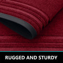 Ljojo Low Profile Outdoor Rubber Mat Heavy Duty Non Slip Indoor Doormat