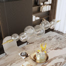 Nordic Minimalist Glass Chandelier | LED Pendant Light for Dinning Living Room by Ljojo