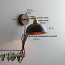 Ljojo LED Wall Sconce Walnut Wood Rotate Stair Light Fixture Nordic Modern Style