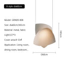 Nordic Wabi Sabi Fabric Pendant Chandelier - Modern Lighting by Ljojo