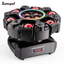 Ljojo™ 150W RGBW Moving Head Light for DJ Disco Party - Voice Control & DMX