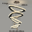 Ljojo Luxury Crystal Chandelier | Elegant Dining Room Pendant Lamp Modern Home Decor Lighting