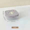 Ljojo Divided Lunch Box: Leakproof Portable Container for Salad, Fruit, and Bento