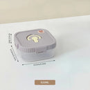 Ljojo Divided Lunch Box: Leakproof Portable Container for Salad, Fruit, and Bento