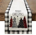 Christmas Tree Printed Table Runner by Ljojo: Festive Home Party Decor