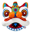 Ljojo 3D Lion Embroidery Velvet Tufted Cushion Pillow for Sofa, Home Decor
