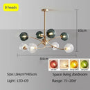 Ljojo Minimalist Magic Bean & Bubble Molecular Pendant Lamps for Nordic Living, Bedroom & Dining