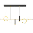 Ljojo LED Chandelier with Spotlights - Luxury Cluster Pendant Light for Dining Room & Kitchen Island