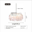 Modern Luxury Shell Chandelier Gold/Chrome Design for Dining & Living Room by Ljojo