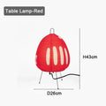 Ljojo Wabi-sabi LED Table Lamp: Tripod Rice Paper Pomelo Art Chandelier for Living Room