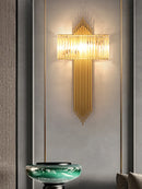 Ljojo Minimalist Crystal Wall Light for Living Room
