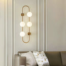 Modern Glass Wall Light for Bedroom by Ljojo - Simple Sconce for Hallways, Stairway, Hotel - Indoor Lighting
