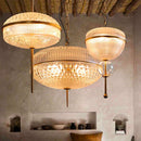 Champagne Glass Pendant Light Gold Metal Hanging Lamp for Dining Room by Ljojo