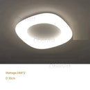 Ljojo Acrylic Donut LED Chandelier Pendant Light - Nordic Creative Style for Living Room Bedroom