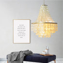 Ljojo Luxury Shell Ceiling Chandelier for Home Decor - Modern & Elegant Lighting Solution