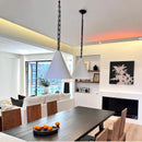 Nordic Wabi Sabi Plaster Pendant Light Minimalist Chandelier for Dining Room by Ljojo