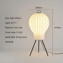 Wabi Sabi Style Japanese Silk Floor Lamp for Living Room by Ljojo