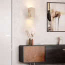 Ljojo Luxury LED Wall Lights Indoor Yellow Travertine Living Room Bedroom Lamp