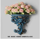 Ljojo™ Music Angel Resin Vase Wall Sticker Ornaments for Home Livingroom Wall Decoration