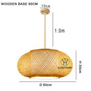 Bamboo Chandelier Pendant Light - Traditional Southeast Asian Style for Tea Room Decor by Ljojo