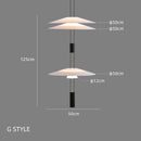 Ljojo Modern Circular Ceiling Chandelier for Living Room - Designer Minimalist Fixture