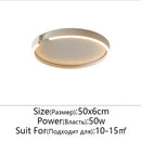 Modern LED Ring Ceiling Light for Dining Room Living Room by Ljojo |
Minimalist Home Lighting for Bedroom and Study Room