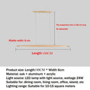 Ljojo LED Wooden Pendant Light for Kitchen Office Bar Dining Room