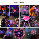 Ljojo Magic Plasma Ball Lamp: Electric Touch Night Light for Atmosphere & Christmas
