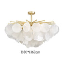 Modern Luxury Glass LED Chandelier Pendant Lamps for Living Room Dining Bedroom Decor by Ljojo