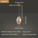 Ljojo Luxury Crystal Glass Chandelier for Dining, Bedroom, Living Room