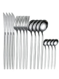 Ljojo 16-Piece Gold Cutlery Set Stainless Steel Tableware Kit