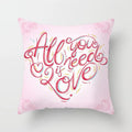 Ljojo Love Heart Cushion Cover for Living Room Sofa Valentine's Day Home Decor