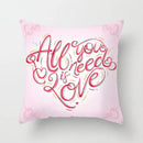 Ljojo Love Heart Cushion Cover for Living Room Sofa Valentine's Day Home Decor