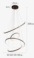 Ljojo LED Pendant Light Chandeliers for Home Decor, Modern Indoor Hanging Lighting