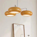 Ljojo Mid Century Brass Glass Chandelier Light Fixture - Elegant Lighting for Home