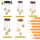 Ljojo Terrazzo Pendant Lamp Natural Stone LED Mid-Century Luxury Foyer KitchenBar Home