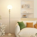 Ljojo LED Floor Lamp Cream Modern Elegant Living Room Bedroom Lighting