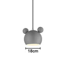 Nordic Chandelier Single Head Macaron Mickey Kids Bedroom Light by Ljojo