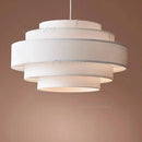 Nordic Minimalist Fabric Pendant Light Chandelier for Home Decor by Ljojo