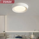 Ljojo LED Ceiling Light: White Black Room Lamp Home Decor Lighting