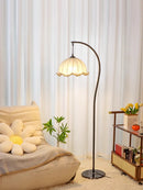 Nordic Linen Fabric LED Floor Lamp for Living Room Ljojo Lighting Fixtures