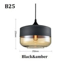 Modern LED Glass Pendant Light Fixture for Kitchen & Dining Room by Ljojo