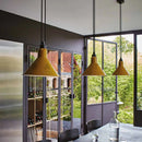 Ljojo Metal Pendant Lamp - Simple Shape for Kitchen Bar, Creative Hanging Light for Bedside