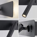Black Nordic LED bedside wall lamp by Ljojo - Rotating wall lamp for bedroom, living room and study