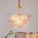 Crystal Snow Petals Chandelier | Modern Luxury Living Room Lighting by Ljojo
