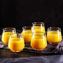 Crystal Highball Glass Set for Beer, Juice, Mojito, Kitchen & Bar - Ljojo Brand