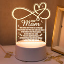 LED Love Mom Bedside Lamp for Mother's Day Gift - Unique & Elegant by Ljojo